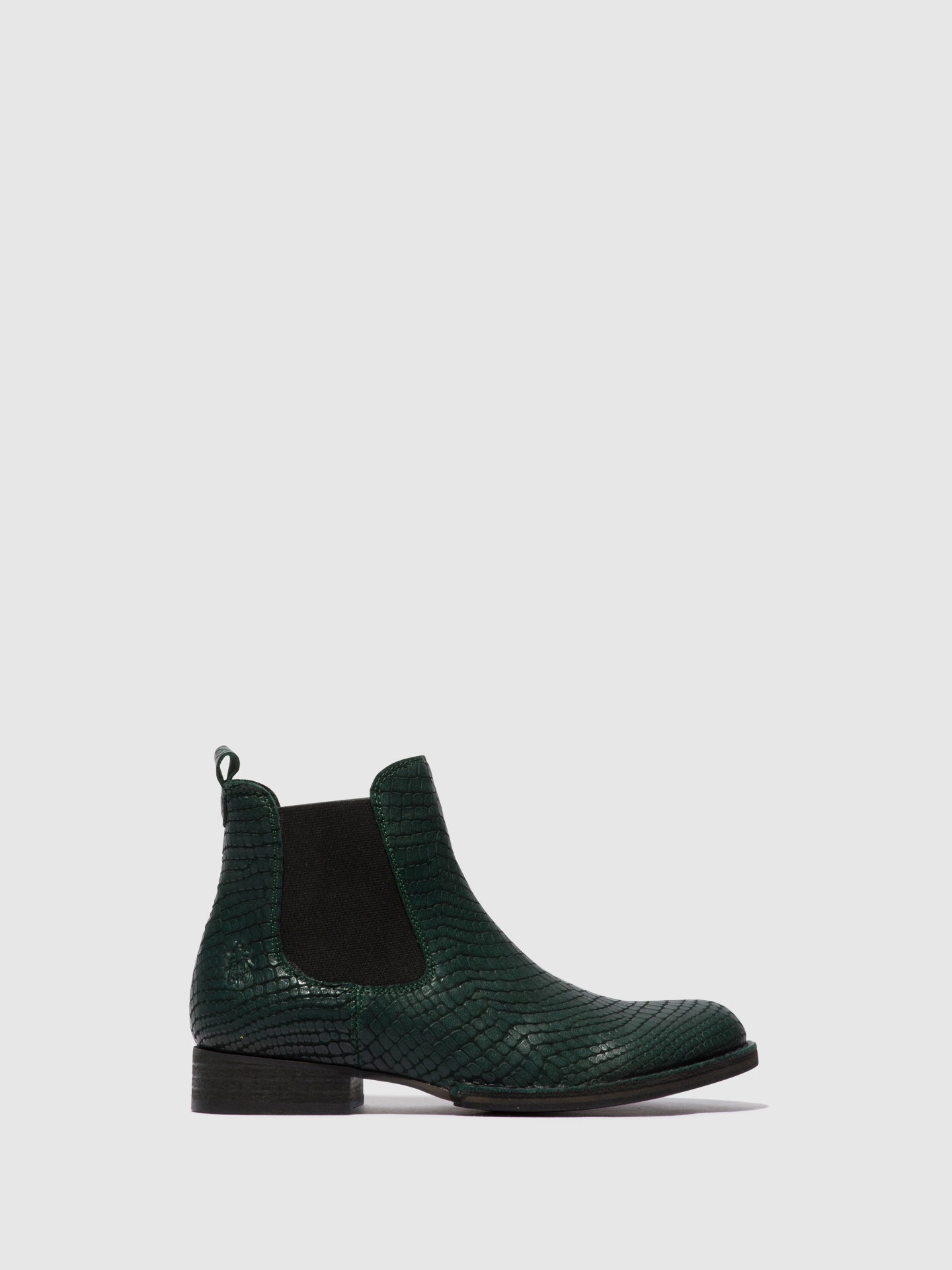 Fly London Botins Chelsea RINO046FLY CROCO GREEN FOREST